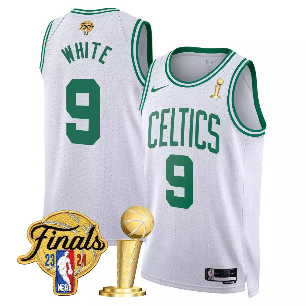 Derrick White Boston Celtics Association Men's Jersey | 2024 Final Champions Patch V2 | All Stitched Fan Gear