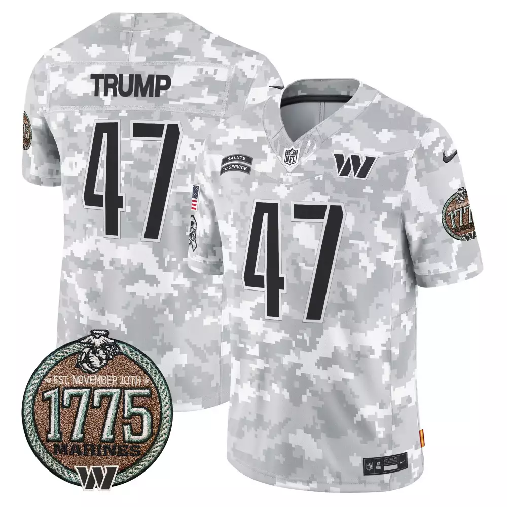 Donald Trump Washington Commanders 2024 Salute to Service Jersey | Limited Edition Vapor | For Men, Women & Youth