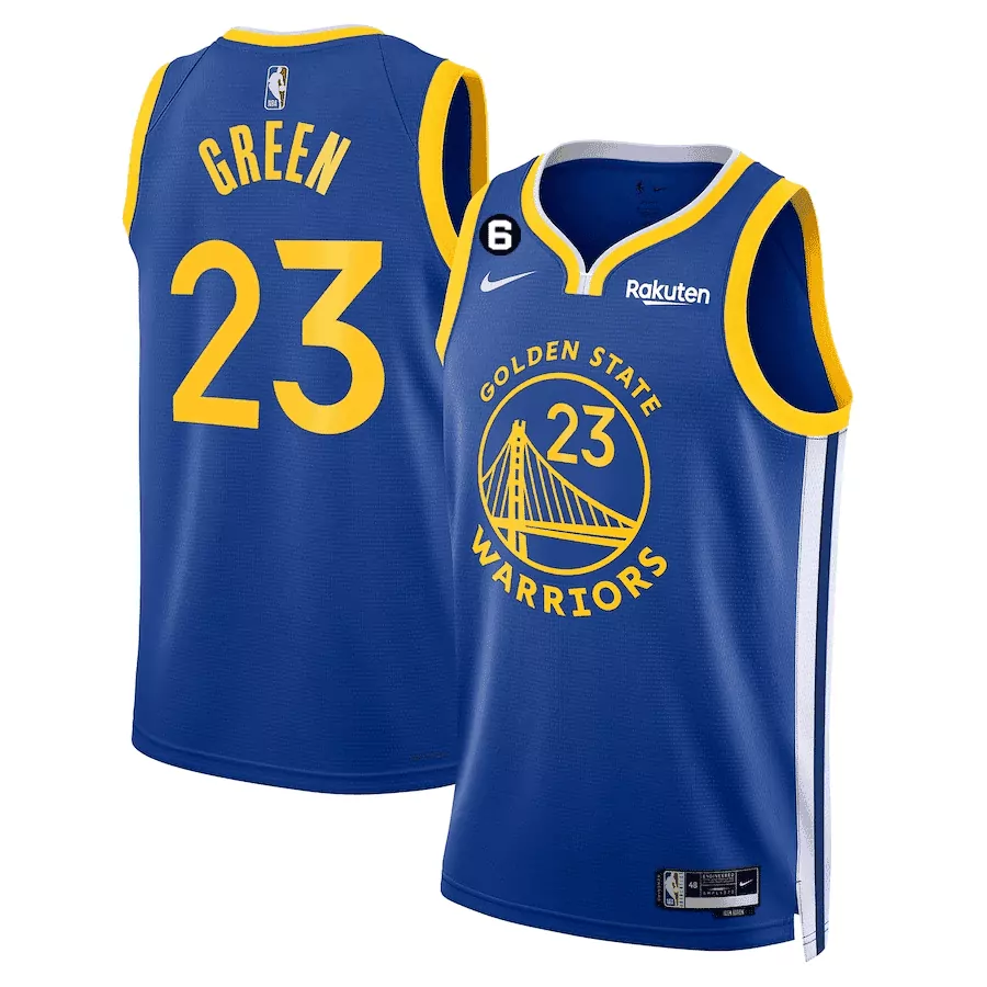 Draymond Green Men's Icon Royal Jersey | 2022-23 Edition | All Stitched Fan Gear for Men, Women & Youth