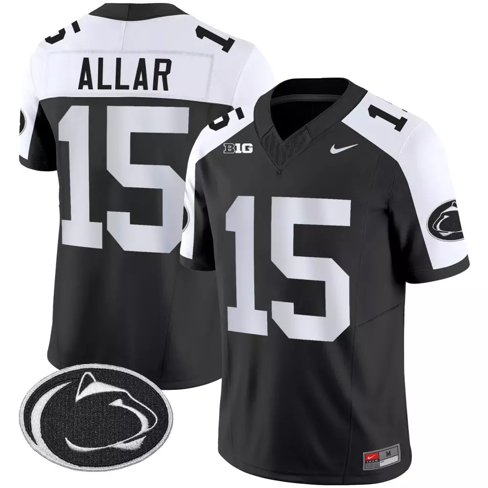Drew Allar Black Alternate Penn State Nittany Lions Vapor Limited Jersey | Stitched Fan Gear for Men, Women & Youth