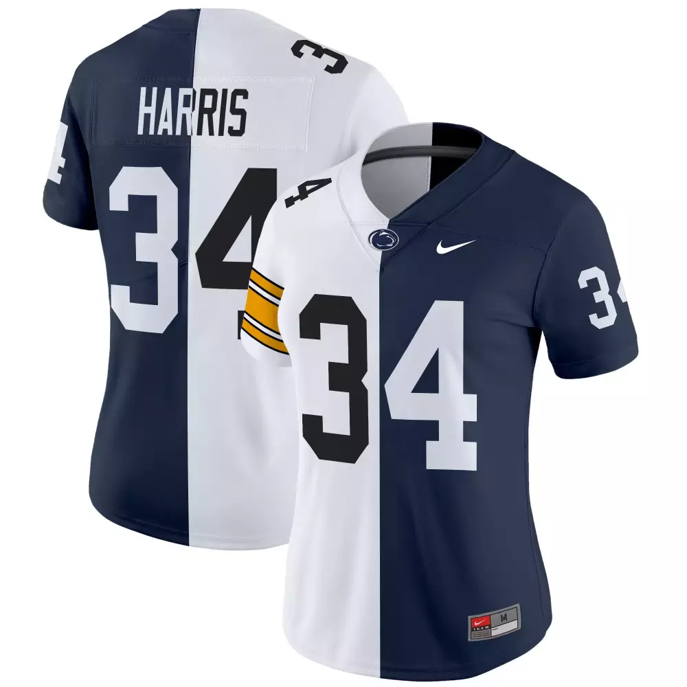 Franco Harris Women's Penn State Nittany Lions & Eagles Split Vapor Limited Jersey | Stitched Fan Gear for All | For Men, Women & Youth