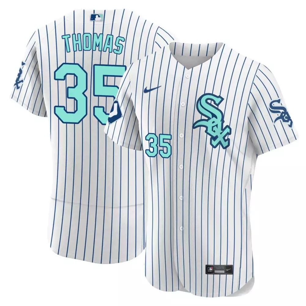 Frank Thomas Flex Base Men's Chicago White Sox White Collection Jersey | All Stitched | Fan Gear for Men, Women & Youth