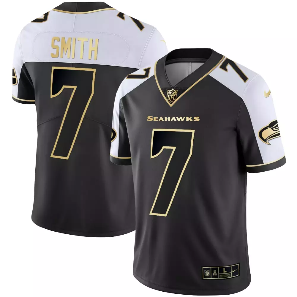 Geno Smith Alternate Men's Seattle Seahawks Gold Player Jersey | All Stitched | For Men, Women & Youth