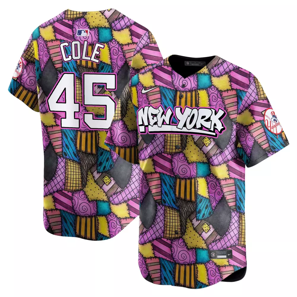 Gerrit Cole Yankees Patchwork Scraps Style Jersey | Vapor Premier Limited Edition | For Men | For Men, Women & Youth