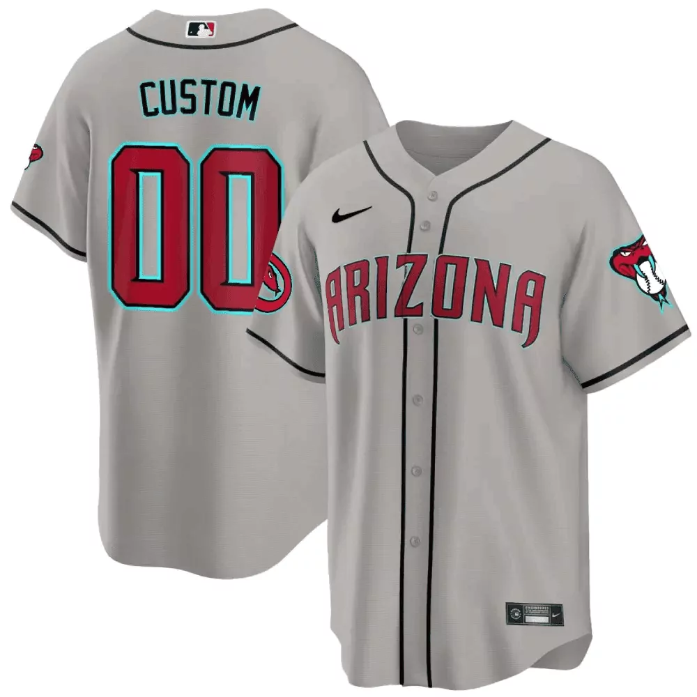 Gray Road Youth Arizona Diamondbacks 2024 Cool Base Custom Jersey | All Stitched | For Men, Women & Youth
