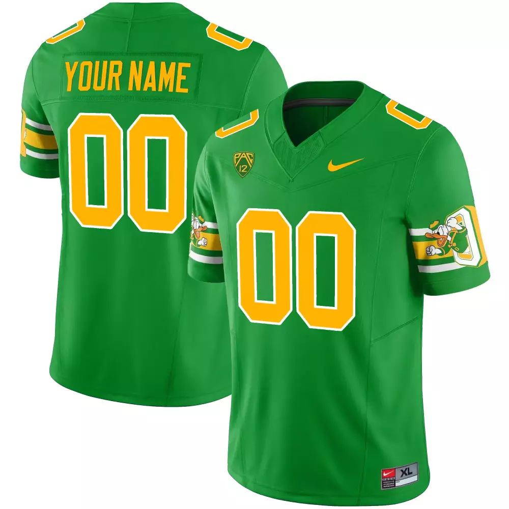 Oregon Ducks 1984 Throwback Custom Jersey | Green | Stitched for Men | For Men, Women & Youth