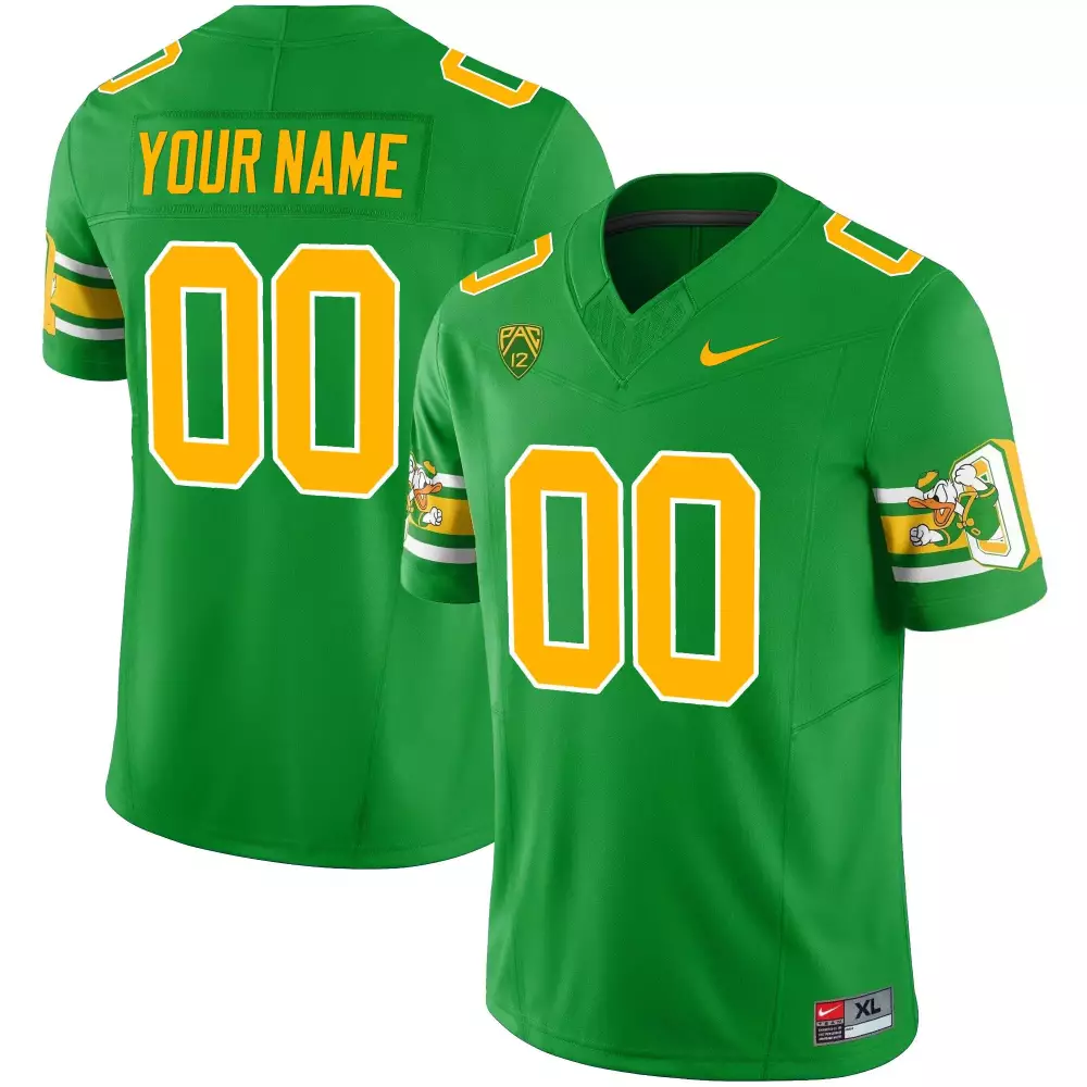 Youth Oregon Ducks 1984 Throwback Custom Jersey | Green Stitched | Limited Edition Fan Gear for Men, Women & Youth