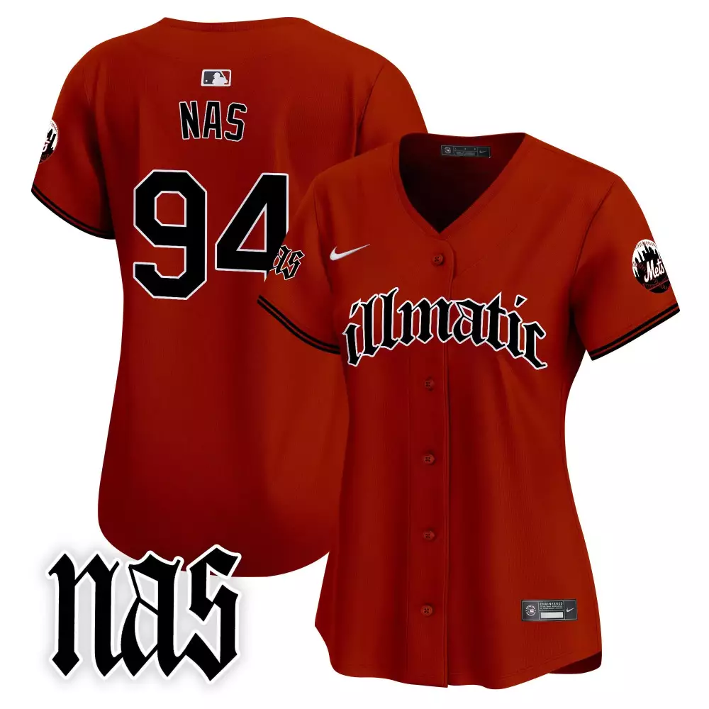 Nas Illmatic 1994 Women's Jersey | New York Mets Vapor Premier | Limited Edition Fan Gear | For Men, Women & Youth