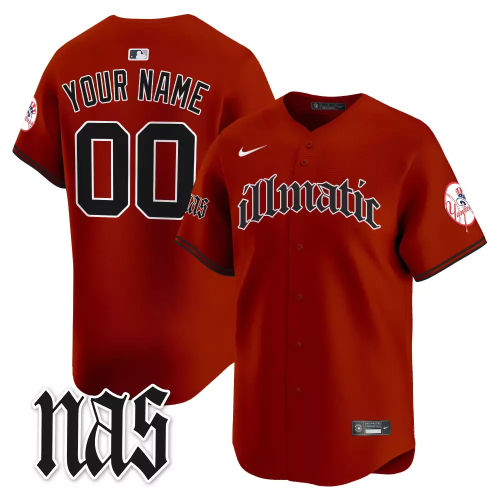 Illmatic Men's Yankees Custom Vapor Premier Jersey | Limited Edition Fan Gear | For Men, Women & Youth