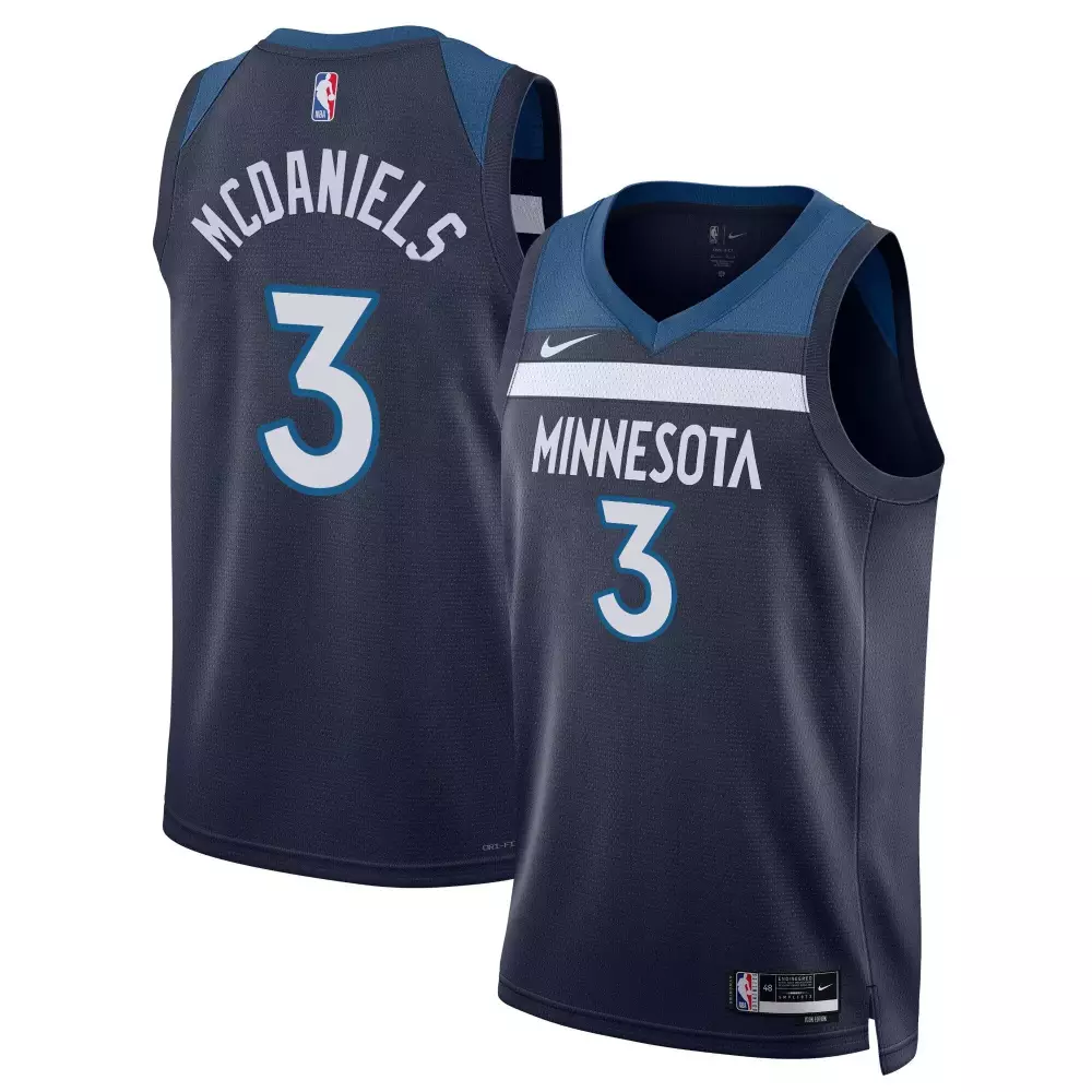 Jaden McDaniels Icon Minnesota Timberwolves Swingman Jersey | All Stitched | For Men, Women & Youth