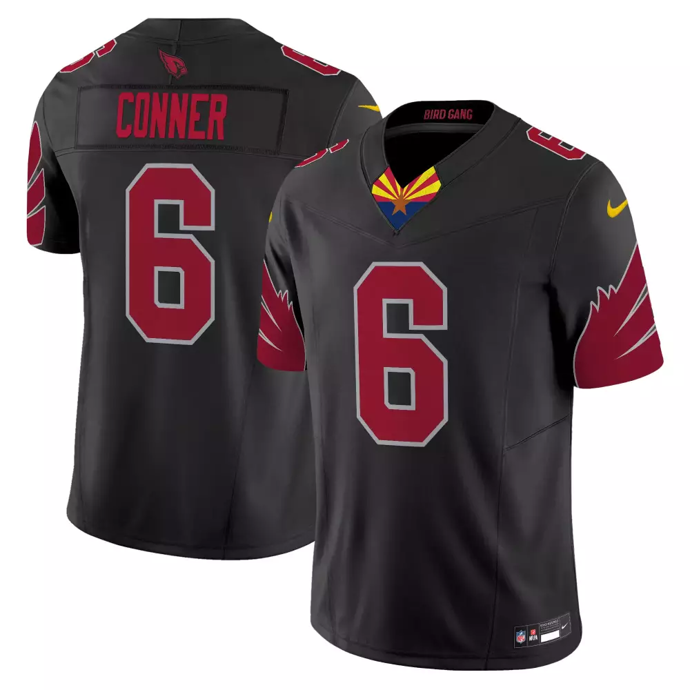 James Conner Black Men's Arizona Cardinals 2024 Special Vapor Limited Jersey | All Stitched Team Gear | For Men, Women & Youth