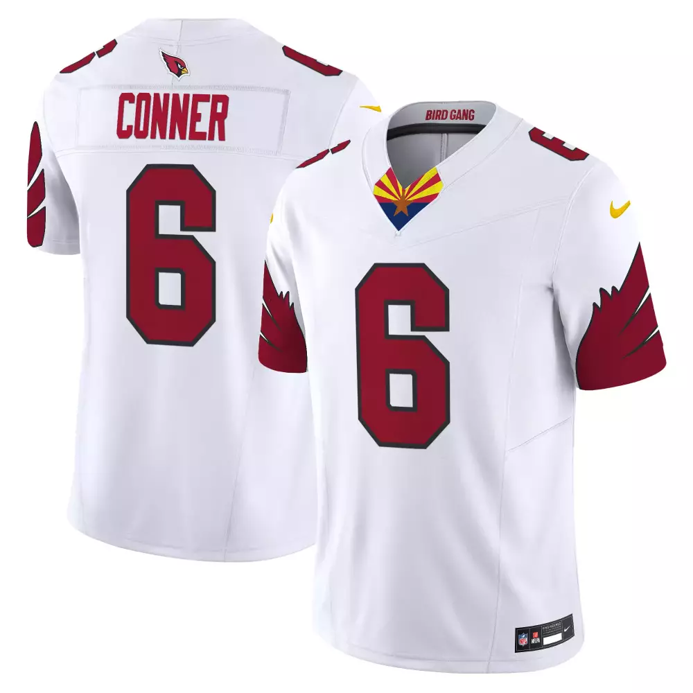 James Conner White Men's Arizona Cardinals 2024 Special Vapor Limited Jersey | All Stitched Team Gear | For Men, Women & Youth