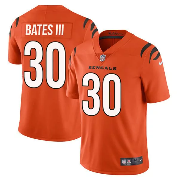 Jessie Bates III Cincinnati Bengals Orange Men's Player Vapor Limited Jersey | Stitched Fan Gear for Men