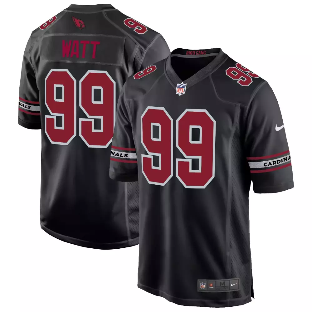 J.J. Watt Black Men's Arizona Cardinals 2024 Game Jersey | All Stitched Team Gear | Essential Fan Gear | For Men, Women & Youth