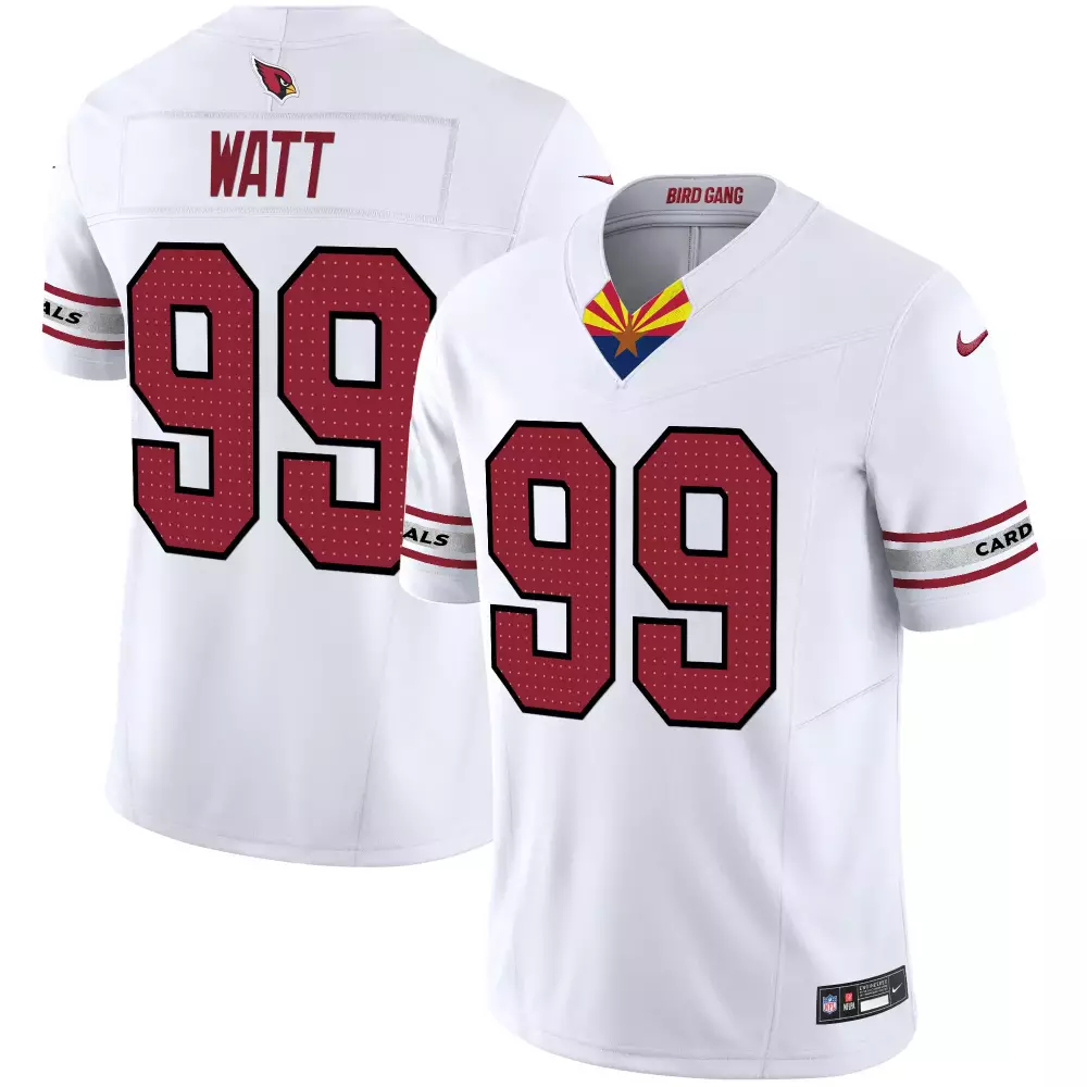 JJ Watt Arizona Cardinals 2024 Special Vapor Limited Jersey V2 | White Stitched Fan Gear | For Men, Women & Youth