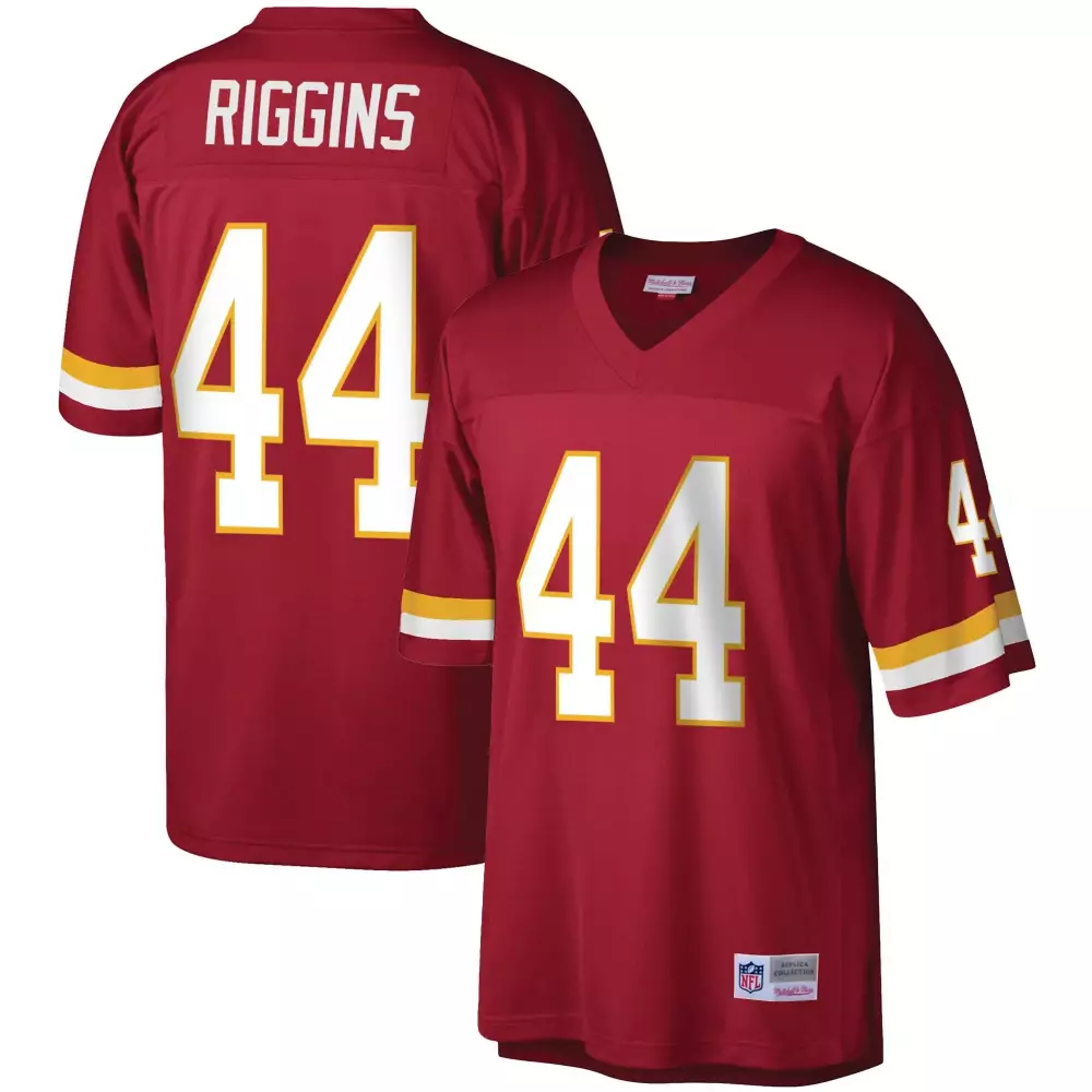 John Riggins Burgundy Men's Washington Commanders Big & Tall Legacy Jersey | All Stitched | Fan Gear for Game Day | For Men, Women & Youth