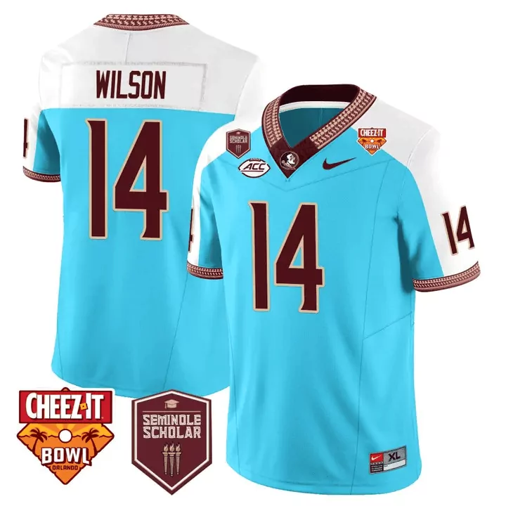 Johnny Wilson Florida State Seminoles Heritage Cheez-It Bowl Patch Jersey | Limited Edition Vapor Style | Fan Gear for Men, Women & Youth