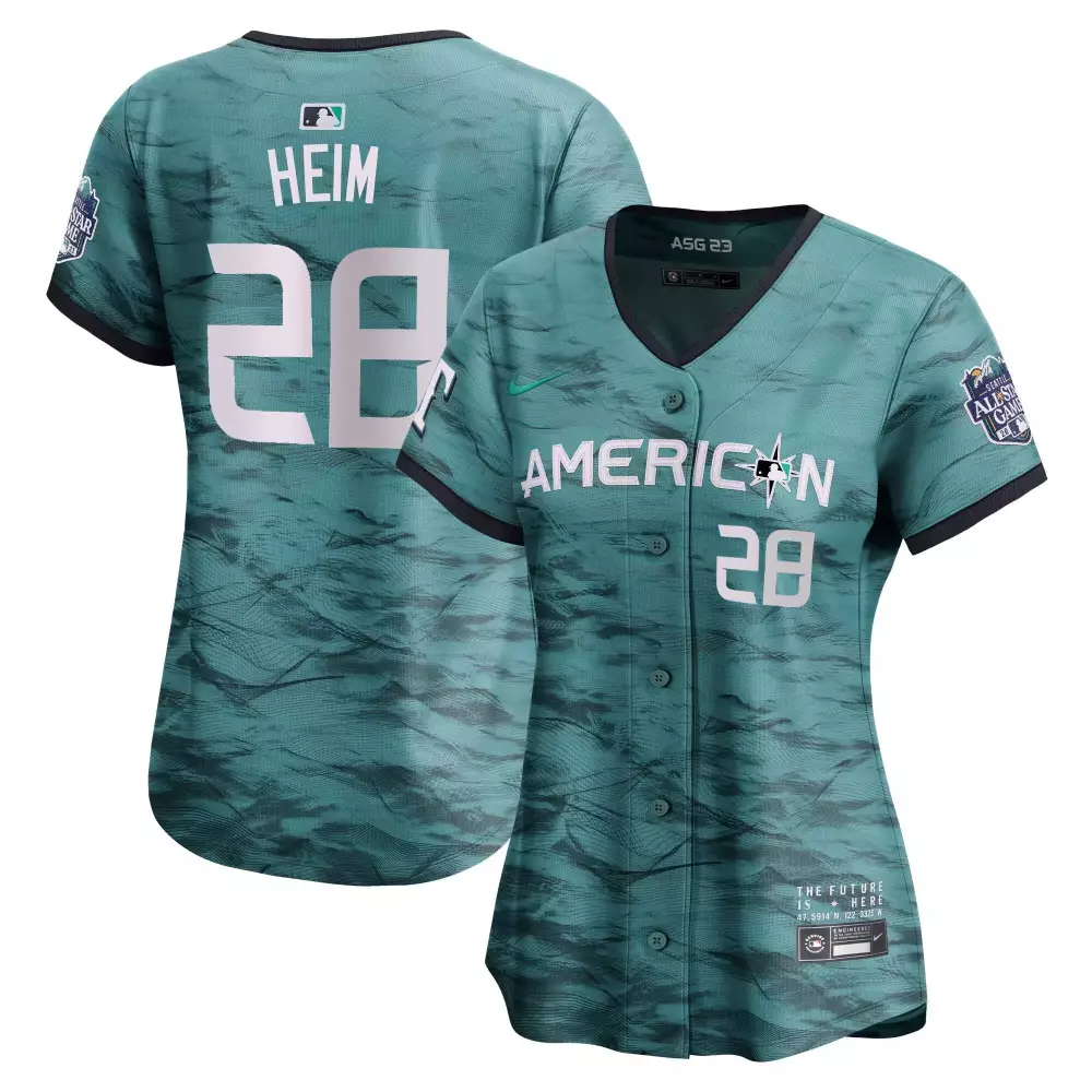Heim Mariners 2023 All-Star Game Teal Jersey | Royal Stitched | Fan Gear for Women & Youth