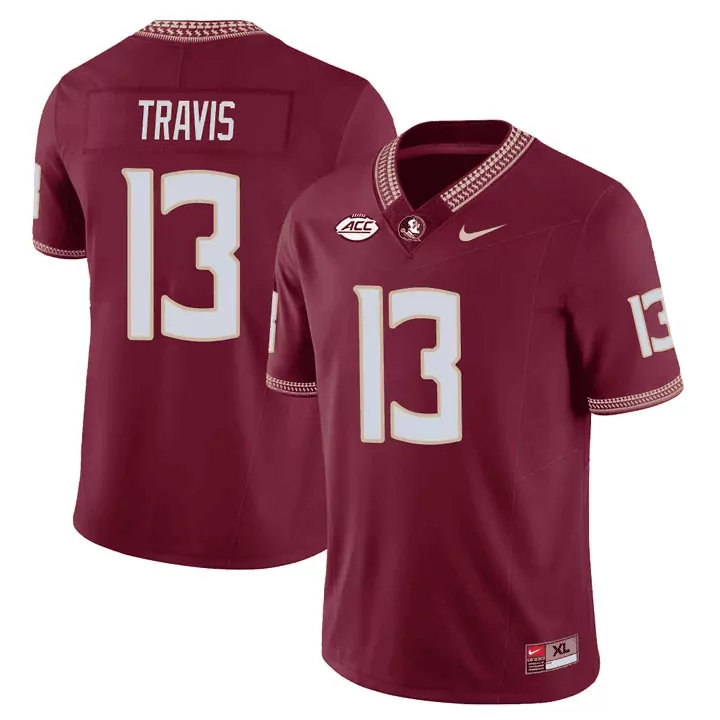 Jordan Travis Garnet Men's Florida State Seminoles Vapor Limited Jersey V2 | Stitched Fan Gear | For Men, Women & Youth