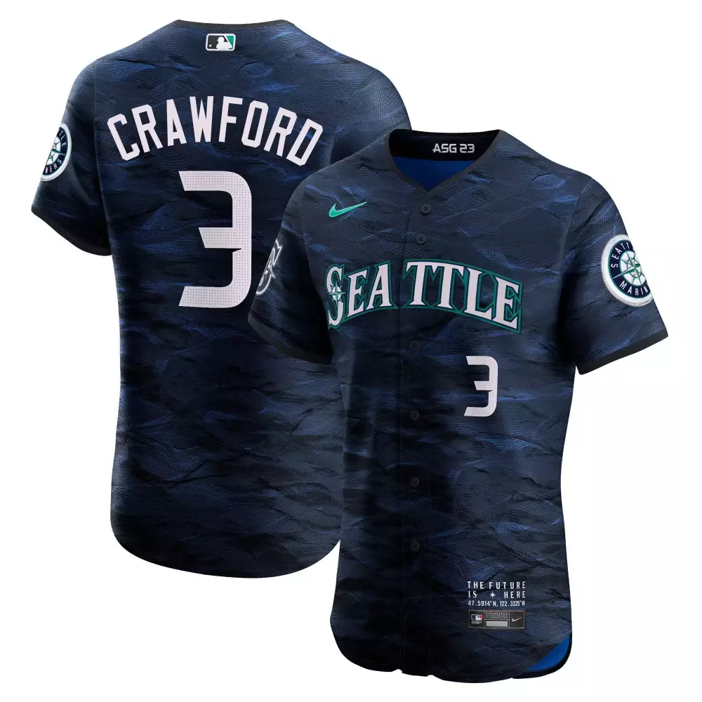Crawford Seattle Mariners 2023 All-Star Game Jersey | Royal Color | All Stitched for Men, Women & Youth