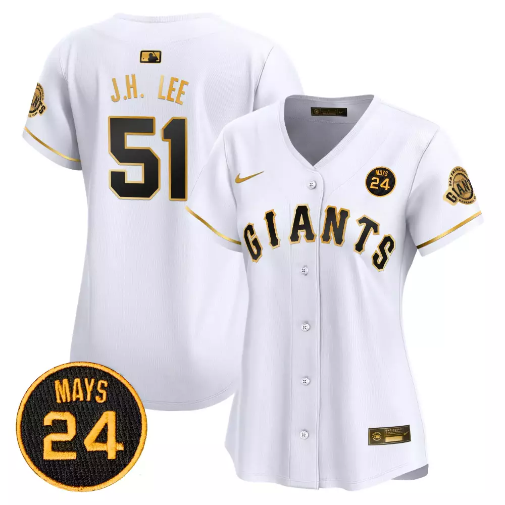 Wade Jr. San Francisco Giants 2024 Spring Training Jersey | White Gold Vapor Premier | Limited Edition Fan Gear | For Men, Women & Youth