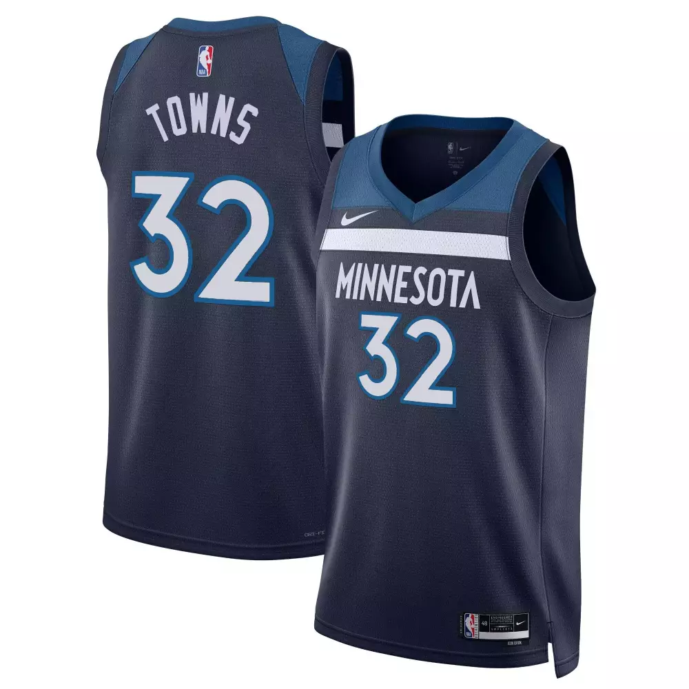 Karl Anthony Towns Minnesota Timberwolves Icon Swingman Jersey | All Stitched Design | Fan Gear for Men, Women & Youth