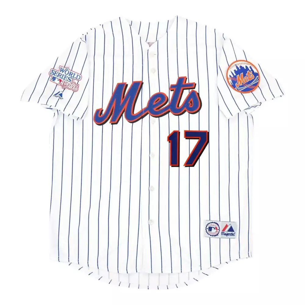 Keith Hernandez New York Mets 1986 World Series Men's White Jersey | All Stitched | Fan Gear for Game Day | For Men, Women & Youth