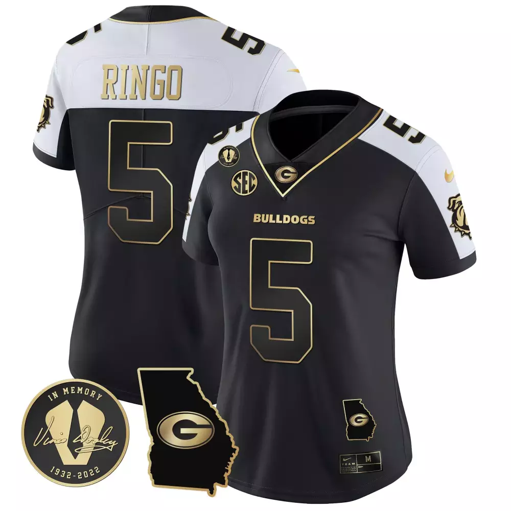 Kelee Ringo Alternate Women's Georgia Bulldogs 2023 Vapor Jersey | All Stitched | Game Day Outfit | For Men, Women & Youth