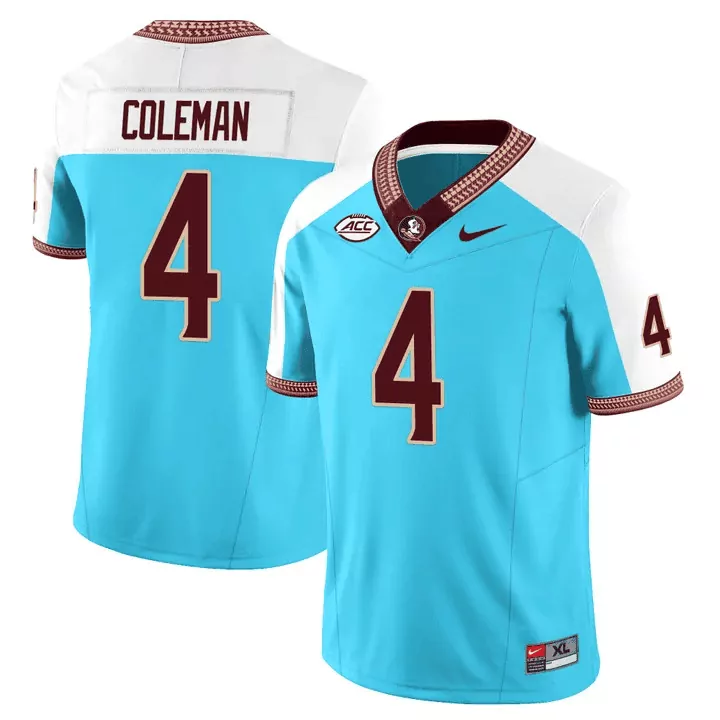 Keon Coleman Florida State Seminoles Men's Alternate Heritage Vapor Limited Jersey | All Stitched | For Men, Women & Youth