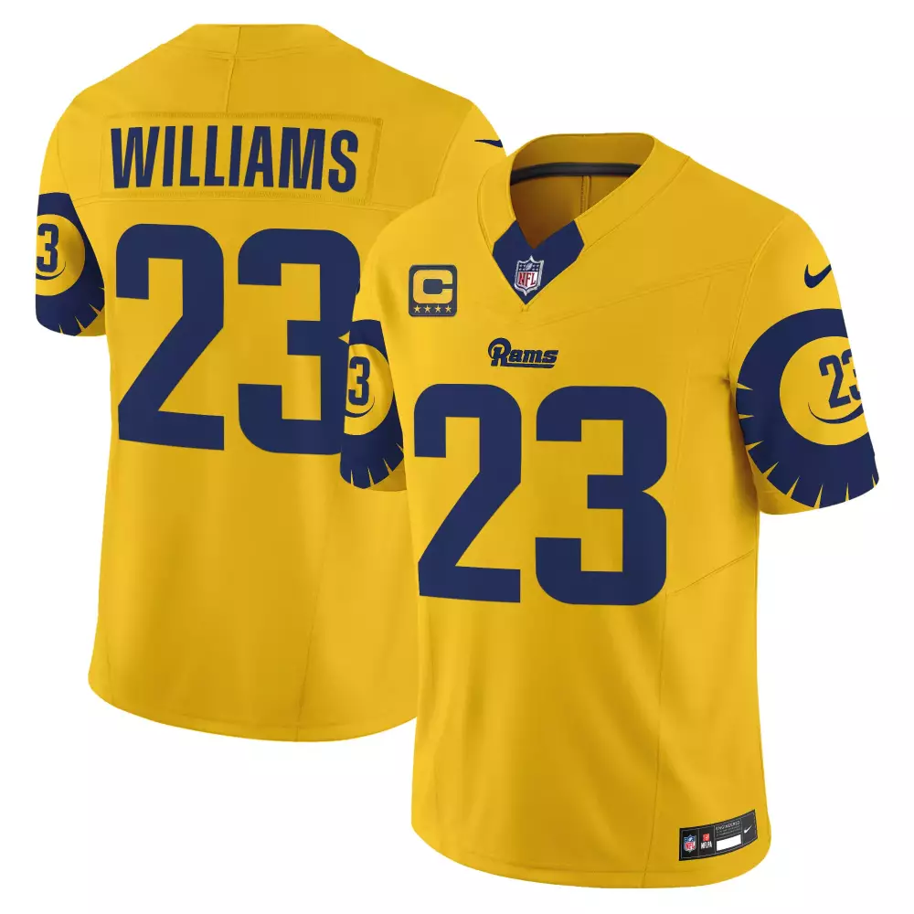 Kyren Williams Gold Men's Los Angeles Rams Special Vapor Limited Jersey | All Stitched Fan Gear | For Men, Women & Youth