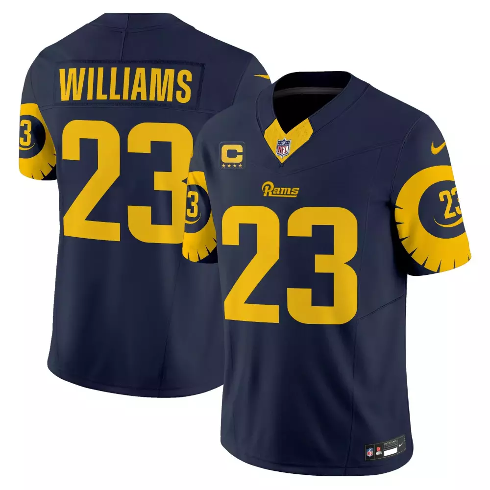 Kyren Williams Navy Men's Los Angeles Rams Special Vapor Limited Jersey | All Stitched Fan Gear | For Men, Women & Youth