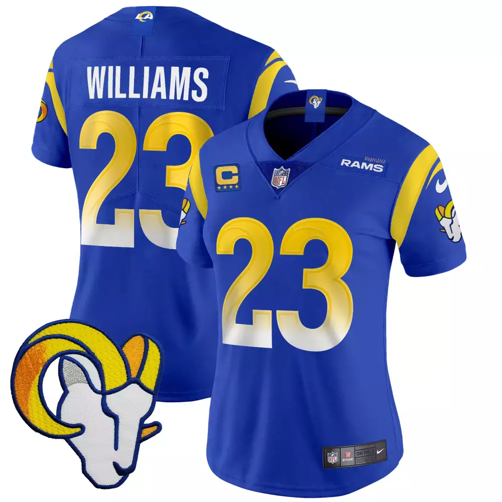 Kyren Williams Special Vapor Limited Jersey | Royal Style for Women | All Stitched Fan Gear for NFL Fans