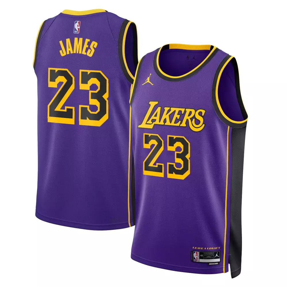 LeBron James Los Angeles Lakers Men's Statement Swingman Jersey | All Stitched | Replica Fan Gear | For Men, Women & Youth