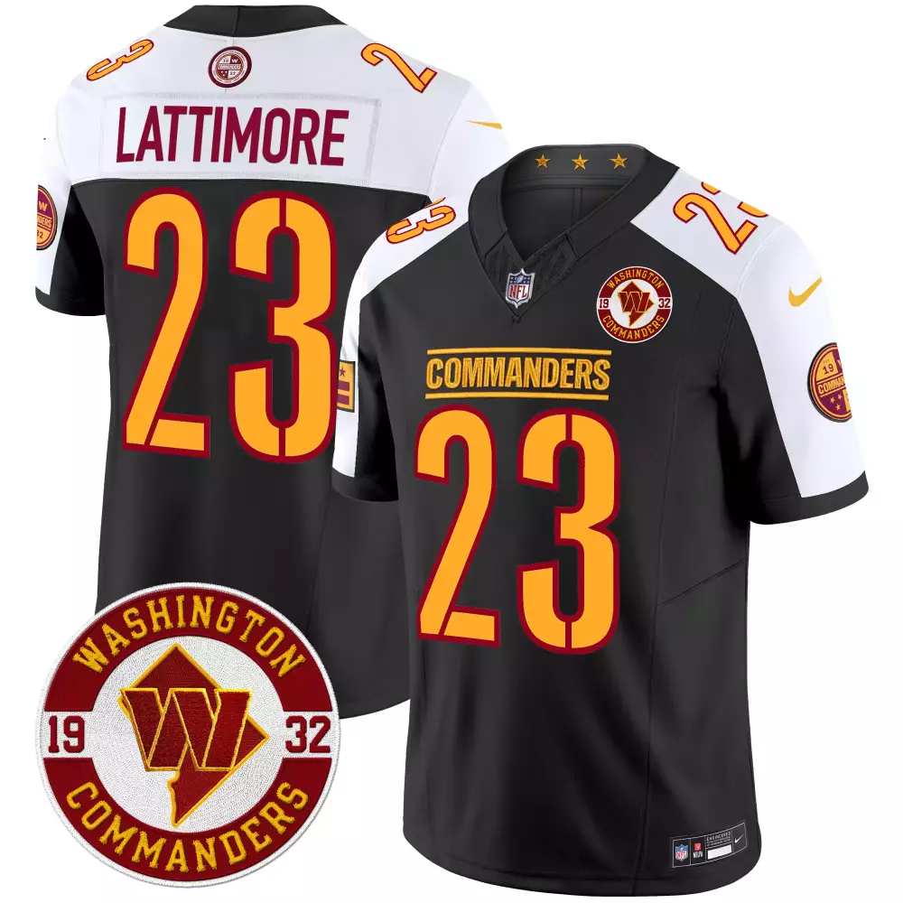 Marshon Lattimore 2024 Black Alternate Jersey | Vapor Limited Edition Fan Gear | For Men, Women & Youth