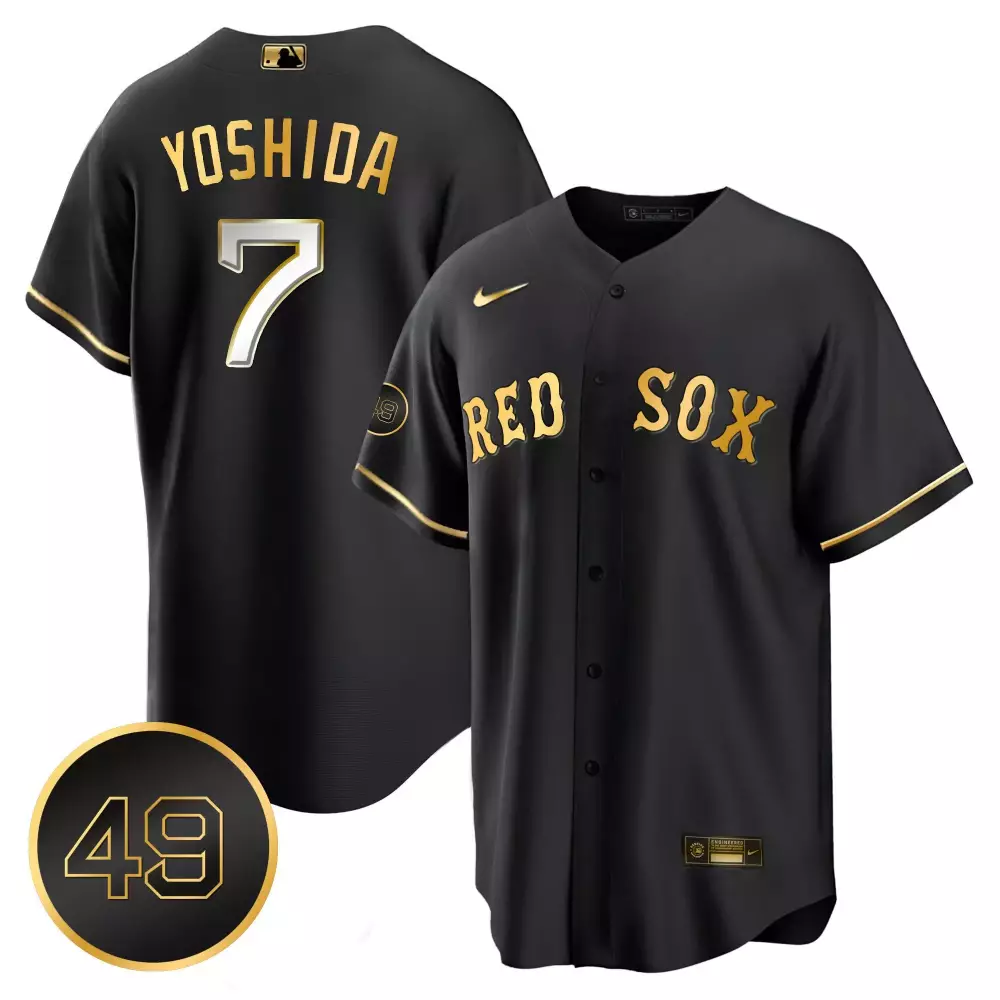 Masataka Yoshida Boston Red Sox Men's Black Limited Jersey | Tim Wakefield Patch Cool Base | Perfect Fan Gear for Game Day | For Men, Women & Youth