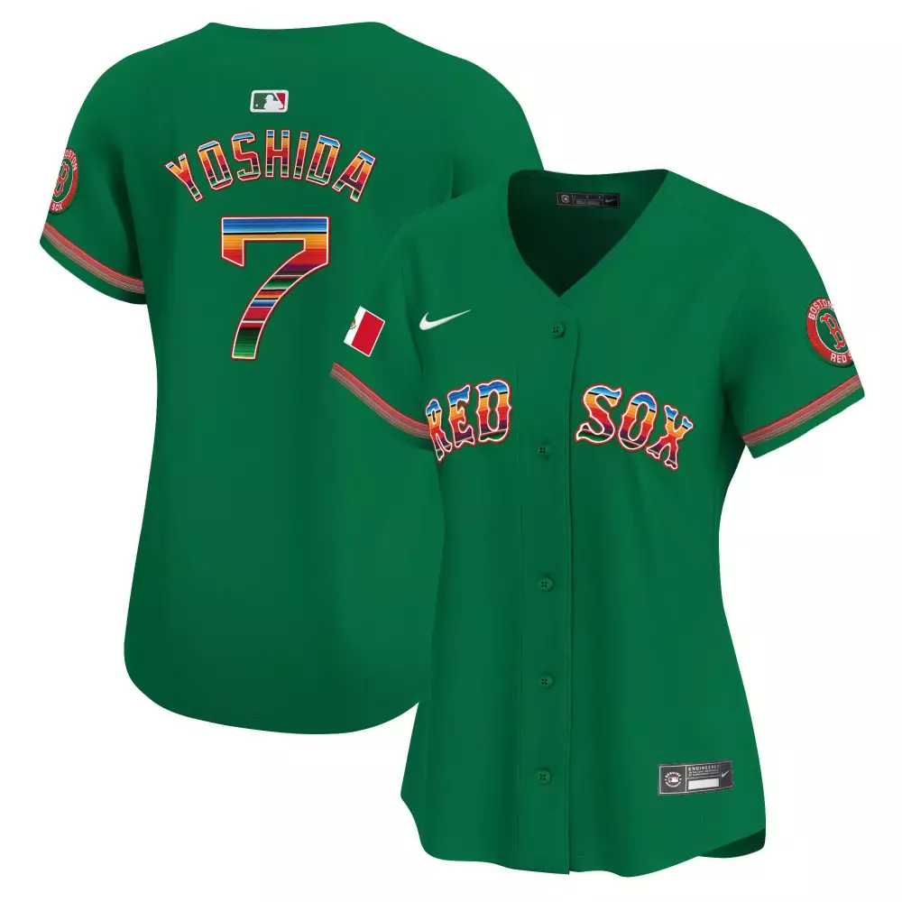 Masataka Yoshida Boston Red Sox Women's Green Jersey | Vapor Premier Limited Edition | Stylish Fan Gear for Game Day | For Men, Women & Youth