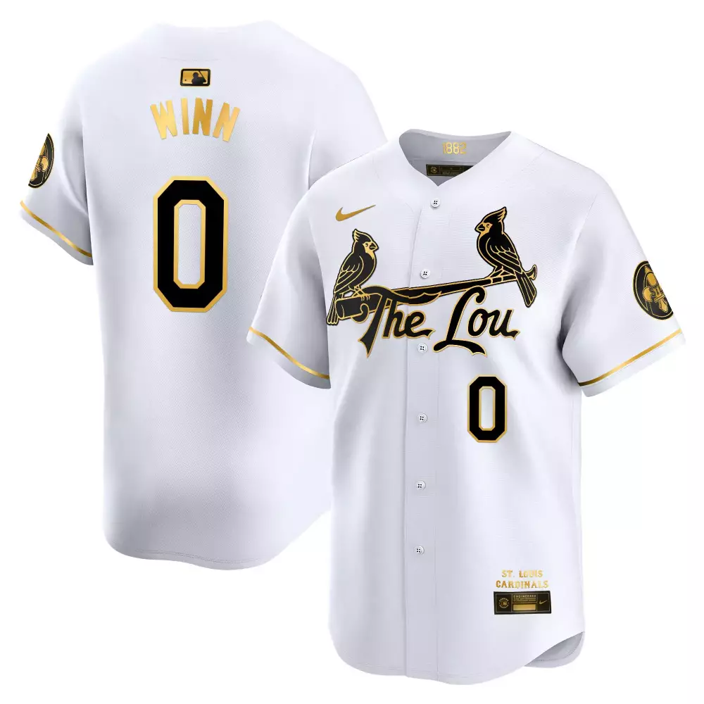 Masyn Winn White Gold 2024 City Connect Jersey | Stitched Vapor Premier Limited Edition | Fan Gear for Men, Women & Youth