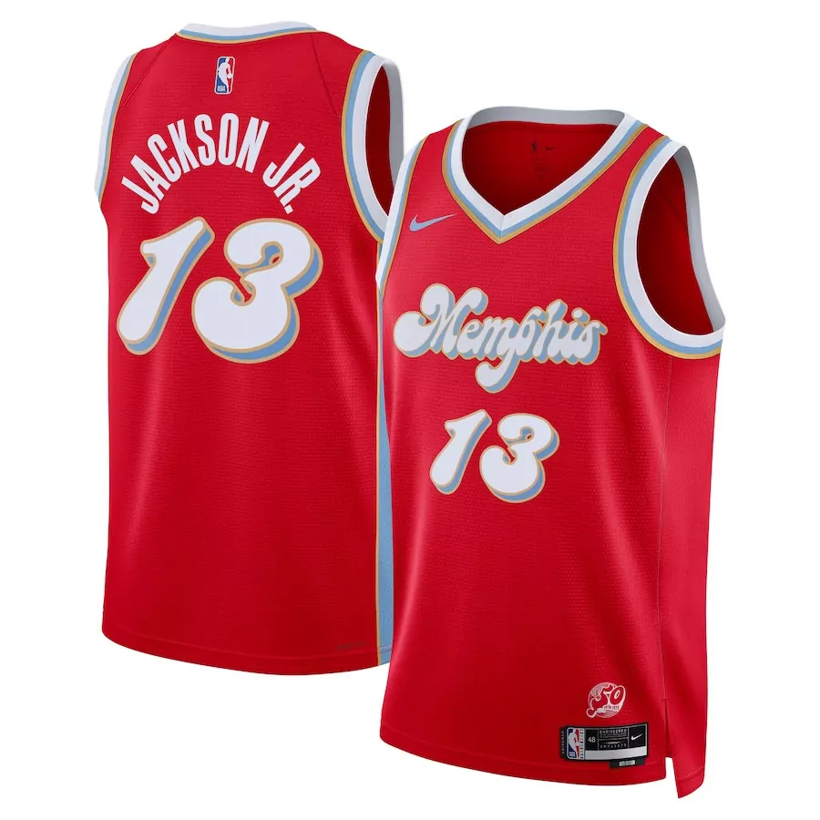 Men's Jaren Jackson Jr. Memphis Grizzlies City Edition Swingman Jersey 2024-2025 | All Stitched | Fan Gear for Men