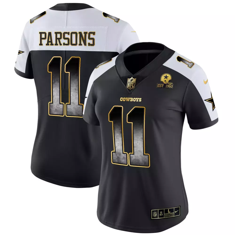Micah Parsons Dallas Cowboys Women's Arch Smoke Vapor Jersey | All Stitched Fan Gear | For Men, Women & Youth