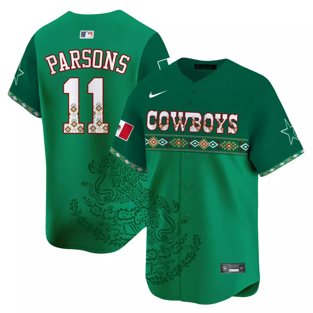 Micah Parsons Dallas Cowboys Men's Mexico Vapor Premier Limited Jersey | Green Printed Style | Great Gift Idea | For Men, Women & Youth