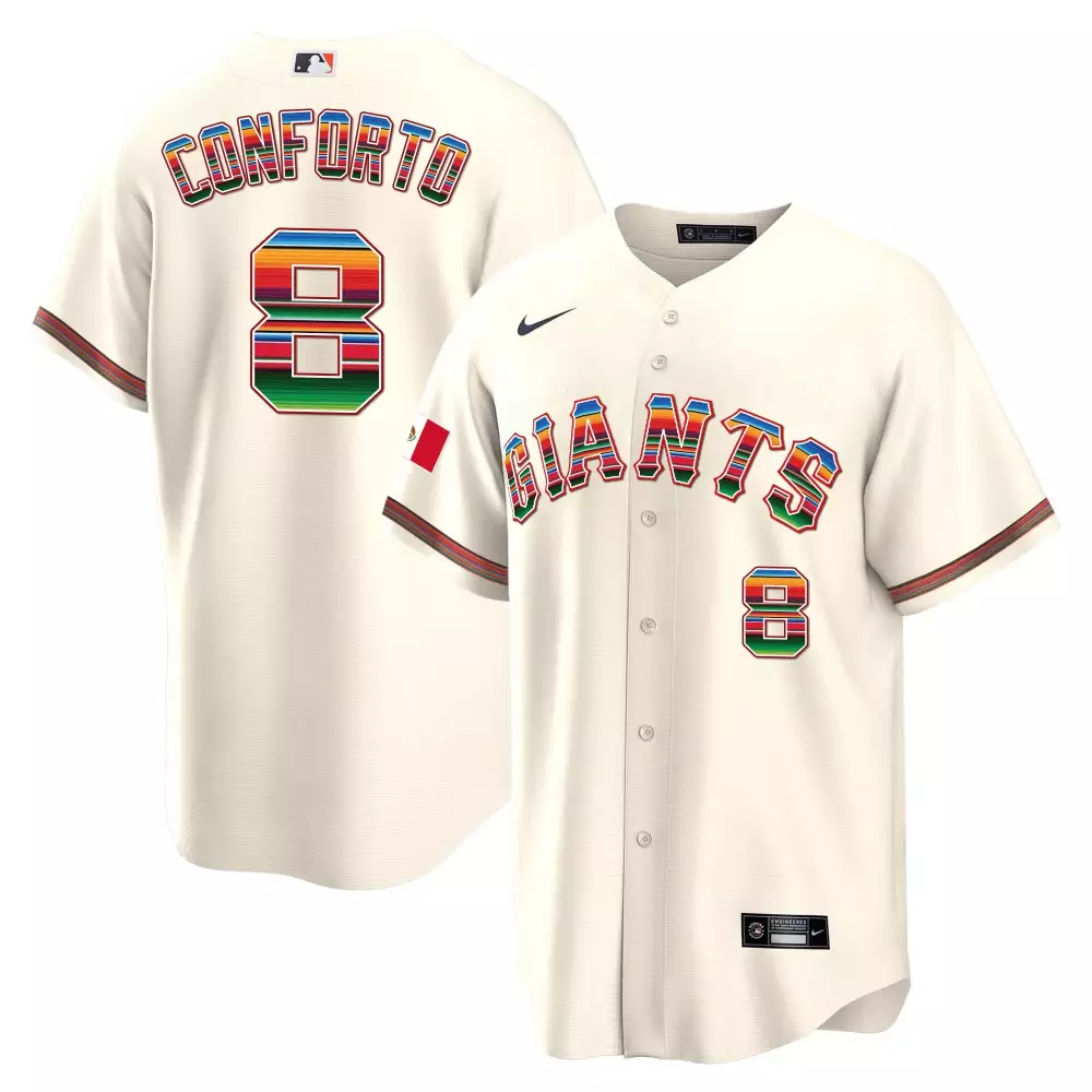 Michael Conforto San Francisco Giants Bubblegum Pink Vapor Premier Jersey | Cream | Limited Edition Fan Gear | For Men, Women & Youth