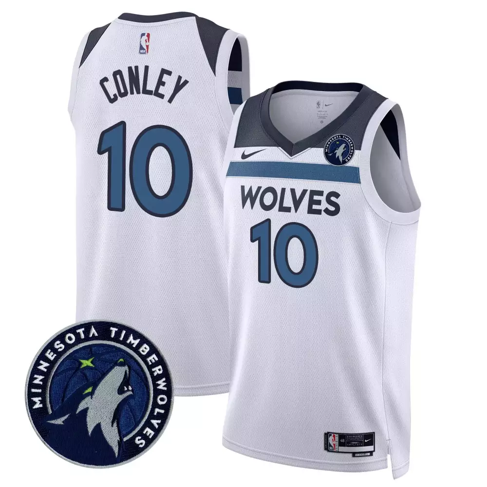 Mike Conley Association Minnesota Timberwolves Swingman Jersey V2 | All Stitched | Fan Gear for Men, Women & Youth