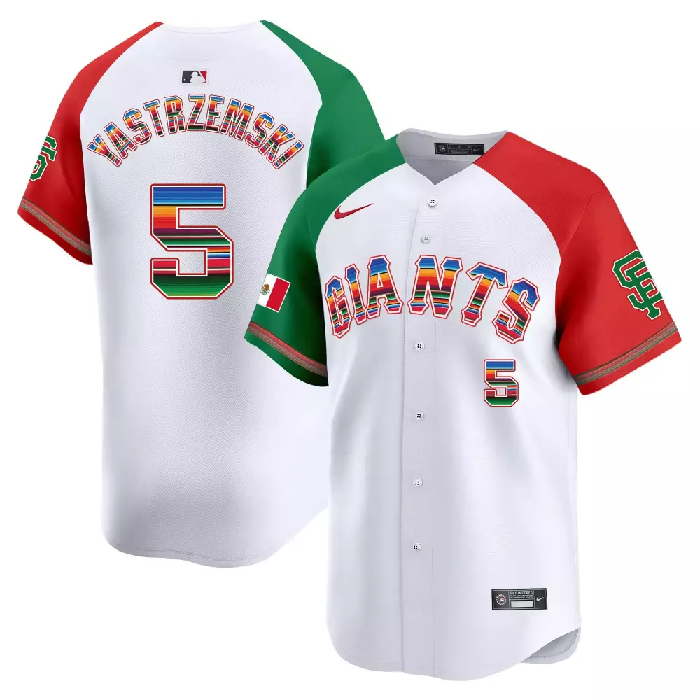 Yastrzemski San Francisco Giants Alternate Mexico Vapor Premier Jersey | Limited Edition Stitched Fan Gear for Men | For Men, Women & Youth