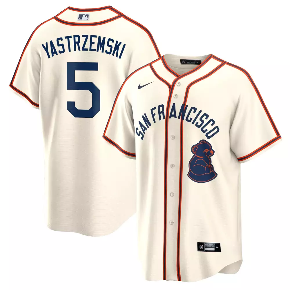 Yastrzemski San Francisco Giants 2024 Rickwood Classic Cream Jersey | Vapor Premier Limited Edition | Fan Gear for Men, Women & Youth