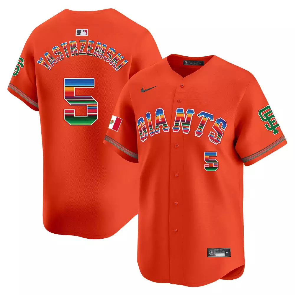 Yastrzemski San Francisco Giants Mexico Vapor Premier Jersey | Orange Limited Edition | Fan Gear for Men, Women & Youth