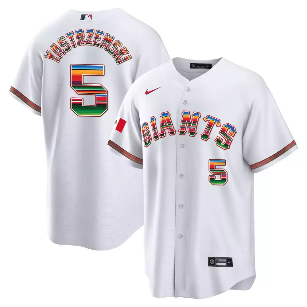 Yastrzemski San Francisco Giants Mexico Cool Base Limited Jersey | White Stitched Fan Gear | For Men, Women & Youth