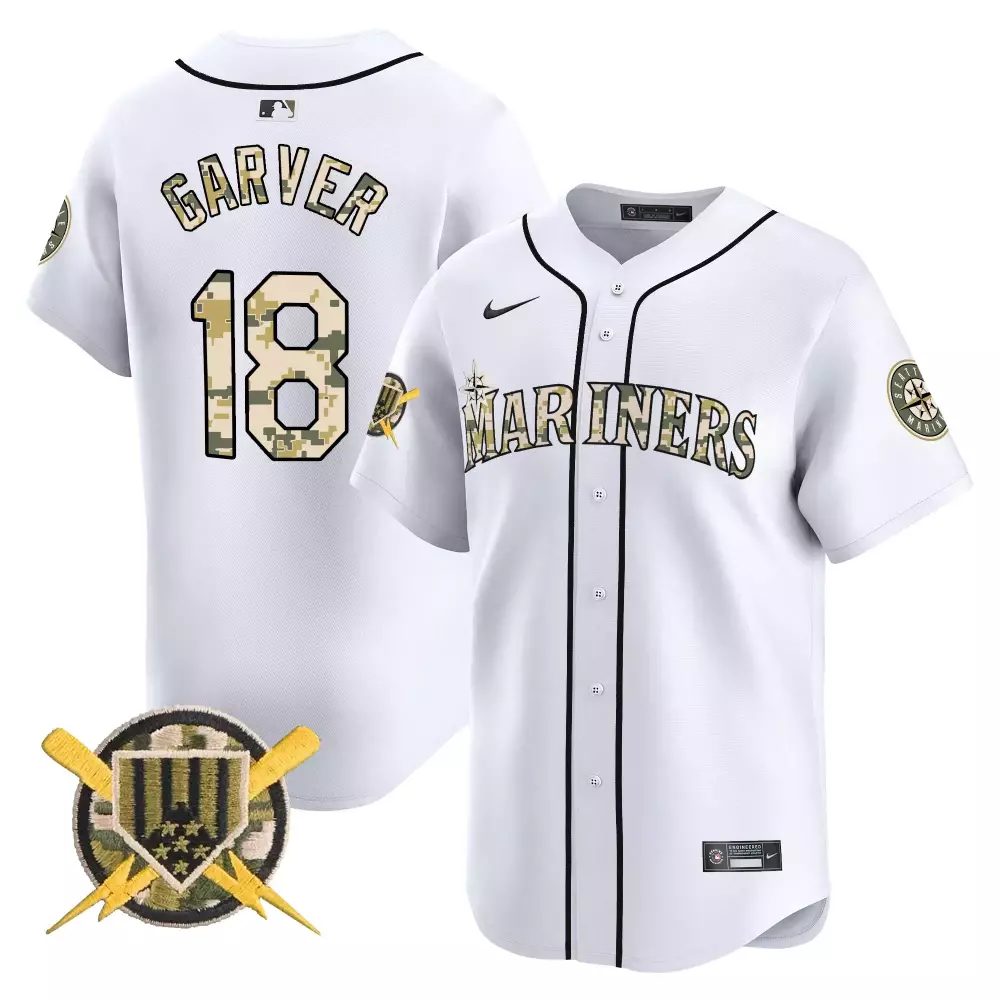 Mitch Garver White 2023 Armed Forces Day Jersey | Vapor Premier | Stitched | Limited Edition Fan Gear for Men, Women & Youth