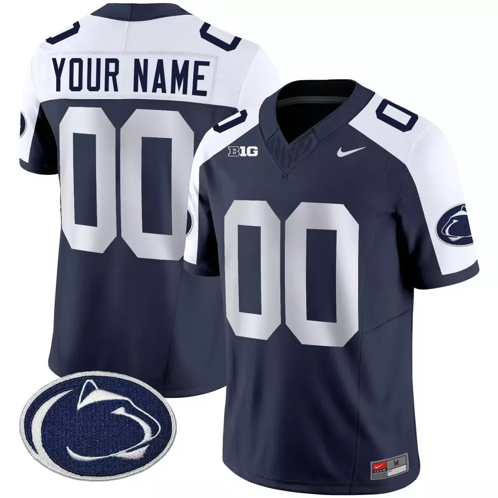Navy Alternate Men's Penn State Nittany Lions Vapor Limited Custom Jersey | All Stitched | Fan Gear for Men, Women & Youth