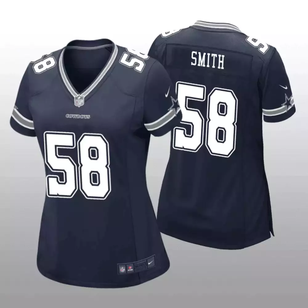 Mazi Smith Dallas Cowboys Navy Jersey | Women’s Stitched Fan Gear | Perfect for Game Day Outfi