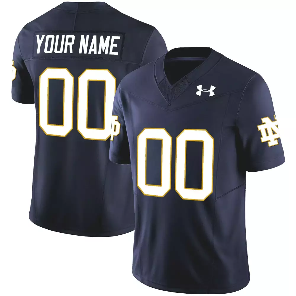 Notre Dame Fighting Irish 00 Player Name 2023 Stitched Vapor Jersey | Navy Edition | Limited Edition Fan Gear | For Men, Women & Youth